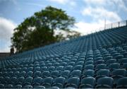 10 June 2021; A general view of seating at the RDS Arena ahead of Leinster Rugby's Guinness PRO14 Rainbow Cup game against Dragons on Friday, 11 June. The game has been designated a test event by the Irish Government whereby 1,200 supporters will be allowed access to attend the match. Photo by Stephen McCarthy/Sportsfile
