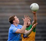 12 June 2021; Con O'Callaghan of Dublin in action against Stephen McMenamin of Donegal during the Allianz Football League Division 1 semi-final match between Donegal and Dublin at Kingspan Breffni Park in Cavan. Photo by Stephen McCarthy/Sportsfile
