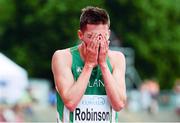 14 July 2013; Team Ireland's Paul Robinson after finishing 4th in the Men's 1,500m final in a time of 3:45.12. European Athletics U23 Championships, Tampere, Finland. Photo by Sportsfile