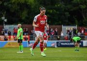 21 June 2021; Ronan Coughlan of St Patrick's Athletic celebrates after scoring his side's first goal during the SSE Airtricity League Premier Division match between St Patrick's Athletic and Finn Harps at Richmond Park in Dublin. Photo by Harry Murphy/Sportsfile