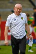 27 June 2021; Donegal manager Declan Bonner during the Ulster GAA Football Senior Championship Preliminary Round match between Down and Donegal at Páirc Esler in Newry, Down. Photo by Philip Fitzpatrick/Sportsfile