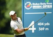 1 July 2021; Rory McIlroy of Northern Ireland watches his tee shot from the fourth tee box during day one of the Dubai Duty Free Irish Open Golf Championship at Mount Juliet Golf Club in Thomastown, Kilkenny. Photo by Ramsey Cardy/Sportsfile