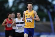 25 June 2021; Luke McCann of UCD AC, Dublin, competing in the Men's 800m during day one of the Irish Life Health National Senior Championships at Morton Stadium in Santry, Dublin. Photo by Sam Barnes/Sportsfile