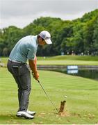 3 July 2021; Lucas Herbert of Australia hits his tee shot on the third hole during day three of the Dubai Duty Free Irish Open Golf Championship at Mount Juliet Golf Club in Thomastown, Kilkenny. Photo by Ramsey Cardy/Sportsfile