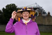3 July 2021; Wexford supporter Liz McCabe, from Taghmon, before the Leinster GAA Hurling Senior Championship Semi-Final match between Kilkenny and Wexford at Croke Park in Dublin. Photo by Piaras Ó Mídheach/Sportsfile