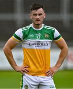 4 July 2021; Eoin Carroll of Offaly after his side's loss in the Leinster GAA Football Senior Championship Quarter-Final match between Kildare and Offaly at MW Hire O'Moore Park in Portlaoise, Laois. Photo by Piaras Ó Mídheach/Sportsfile