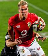 7 July 2021; Duhan van der Merwe of British and Irish Lions on the way to scoring a try during the 2021 British and Irish Lions tour match between Cell C Sharks and The British and Irish Lions at Emirates Airline Park in Johannesburg, South Africa. Photo by Sydney Seshibedi/Sportsfile