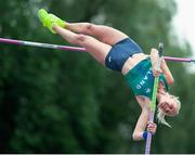 9 July 2021; Ellen McCartney of Ireland competes in the Women's Pole Vault during day two of the European Athletics U23 Championships at the Kadriorg Stadium in Tallinn, Estonia. Photo by Marko Mumm/Sportsfile