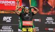 9 July 2021; Gilbert Burns during UFC 264 weigh-ins at the T-Mobile Arena in Las Vegas, Nevada, USA. Photo by Thomas King/Sportsfile