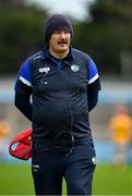 10 July 2021; Laois manager Seamus Plunkett before the GAA Hurling All-Ireland Senior Championship preliminary round match between Antrim and Laois at Parnell Park in Dublin. Photo by Seb Daly/Sportsfile