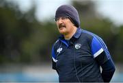 10 July 2021; Laois manager Seamus Plunkett before the GAA Hurling All-Ireland Senior Championship preliminary round match between Antrim and Laois at Parnell Park in Dublin. Photo by Seb Daly/Sportsfile