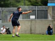 10 July 2021; Antrim manager Darren Gleeson during the GAA Hurling All-Ireland Senior Championship preliminary round match between Antrim and Laois at Parnell Park in Dublin. Photo by Seb Daly/Sportsfile