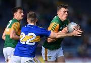 10 July 2021; David Clifford of Kerry is tackled by Jason Lonergan of Tipperary during the Munster GAA Football Senior Championship Semi-Final match between Tipperary and Kerry at Semple Stadium in Thurles, Tipperary. Photo by Piaras Ó Mídheach/Sportsfile