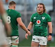 10 July 2021; Finlay Bealham of Ireland reacts after his last minute try was confirmed by the TMO during the International Rugby Friendly match between Ireland and USA at the Aviva Stadium in Dublin. Photo by Brendan Moran/Sportsfile