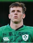10 July 2021; Ryan Baird of Ireland before the International Rugby Friendly match between Ireland and USA at the Aviva Stadium in Dublin. Photo by Brendan Moran/Sportsfile