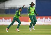 11 July 2021; South Africa captain Temba Bavuma appeals for a wicket during the 1st Dafanews Cup Series One Day International match between Ireland and South Africa at The Village in Malahide, Dublin. Photo by Seb Daly/Sportsfile