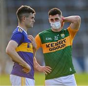 10 July 2021; Paul Geaney of Kerry and Michael Quinlivan of Tipperary in conversation after the Munster GAA Football Senior Championship Semi-Final match between Tipperary and Kerry at Semple Stadium in Thurles, Tipperary. Photo by Piaras Ó Mídheach/Sportsfile