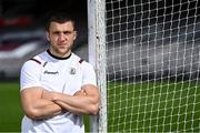 15 July 2021; Damien Comer poses for a portrait after a Galway Football media conference at Pearse Stadium in Salthill, Galway. Photo by Piaras Ó Mídheach/Sportsfile