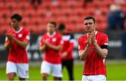 15 July 2021; Garry Buckley of Sligo Rovers after the UEFA Europa Conference League First Qualifying Second Leg match between Sligo Rovers and FH Hafnarfjordur at The Showgrounds in Sligo. Photo by Eóin Noonan/Sportsfile