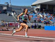 17 July 2021; Lauren McCourt of Ireland competing in the Women’s 4 x 400 Metre Relay Heats during day three of the European Athletics U20 Championships at the Kadriorg Stadium in Tallinn, Estonia. Photo by Marko Mumm/Sportsfile