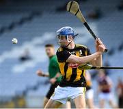 10 July 2021; Cathal Beirne of Kilkenny during the 2020 Electric Ireland GAA Hurling All-Ireland Minor Championship Final match between Kilkenny and Galway at MW Hire O'Moore Park in Portlaoise, Laois. Photo by Matt Browne/Sportsfile