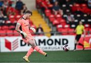 24 May 2021; Nathan Gartside of Derry City during the SSE Airtricity League Premier Division match between Derry City and St Patrick's Athletic at Ryan McBride Brandywell Stadium in Derry. Photo by David Fitzgerald/Sportsfile