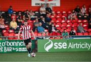 24 May 2021; Cameron McJannet of Derry City during the SSE Airtricity League Premier Division match between Derry City and St Patrick's Athletic at Ryan McBride Brandywell Stadium in Derry. Photo by David Fitzgerald/Sportsfile