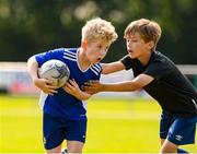 23 July 2021; Jack Moore, age 10, in action during the Bank of Ireland Leinster Rugby Summer Camp at Portlaoise RFC in Portlaoise, Laois. Photo by Matt Browne/Sportsfile