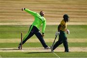 24 July 2021; Ben White of Ireland during the Men's T20 International match between Ireland and South Africa at Stormont in Belfast. Photo by David Fitzgerald/Sportsfile