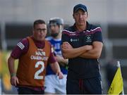 24 July 2021; Westmeath manager Shane O'Brien during the Allianz Hurling League Division 1 Relegation Play-off match between Laois and Westmeath at MW Hire O'Moore Park in Portlaoise, Co Laois. Photo by Harry Murphy/Sportsfile