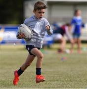 28 July 2021; Rhys O'Connell, age 8, in action during the Bank of Ireland Leinster Rugby Summer Camp at Kilkenny RFC in Kilkenny. Photo by Matt Browne/Sportsfile