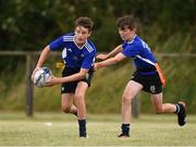 28 July 2021; Scott O'Shea, age 11, in action during the Bank of Ireland Leinster Rugby Summer Camp at Kilkenny RFC in Kilkenny. Photo by Matt Browne/Sportsfile