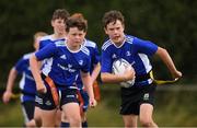 28 July 2021; Scott O'Shea, age 11, in action during the Bank of Ireland Leinster Rugby Summer Camp at Kilkenny RFC in Kilkenny. Photo by Matt Browne/Sportsfile