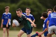 28 July 2021; Danny Greene, age 10, in action during the Bank of Ireland Leinster Rugby Summer Camp at Kilkenny RFC in Kilkenny. Photo by Matt Browne/Sportsfile