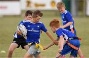 28 July 2021; Patrick McDonald, age 12, in action during the Bank of Ireland Leinster Rugby Summer Camp at Kilkenny RFC in Kilkenny. Photo by Matt Browne/Sportsfile