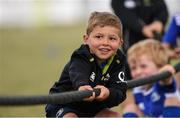 28 July 2021; Oisin Egan, age 6, during the Bank of Ireland Leinster Rugby Summer Camp at Kilkenny RFC in Kilkenny. Photo by Matt Browne/Sportsfile