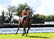 28 July 2021; Annie G, with Darragh O'Keeffe up, clear the last on their way to winning the Tote+ Placeport Pays More Novice Hurdle during day three of the Galway Races Summer Festival at Ballybrit Racecourse in Galway. Photo by David Fitzgerald/Sportsfile