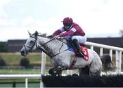 28 July 2021; Desir Du Large, with Shane Fitzgerald up, clear the last on their way to winning the Tote+ At Tote.ie Maiden Hurdle during day three of the Galway Races Summer Festival at Ballybrit Racecourse in Galway. Photo by David Fitzgerald/Sportsfile