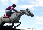 28 July 2021; Desir Du Large, with Shane Fitzgerald up, clear the last on their way to winning the Tote+ At Tote.ie Maiden Hurdle during day three of the Galway Races Summer Festival at Ballybrit Racecourse in Galway. Photo by David Fitzgerald/Sportsfile