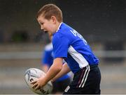 30 July 2021; Luke Reynolds Donnelly, age 10, in action during the Bank of Ireland Leinster Rugby Summer Camp at Navan RFC in Navan, Meath. Photo by Matt Browne/Sportsfile