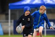 30 July 2021; Simon Hobbs, age 10, in action during the Bank of Ireland Leinster Rugby Summer Camp at Navan RFC in Navan, Meath. Photo by Matt Browne/Sportsfile