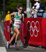 7 August 2021; Fionnuala McCormack of Ireland in action during the women's marathon at Sapporo Odori Park on day 15 during the 2020 Tokyo Summer Olympic Games in Sapporo, Japan. Photo by Ramsey Cardy/Sportsfile