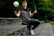 10 August 2021; Matthew Ruane of Mayo with his PwC GAA/GPA Footballer of the Month award for July at his home club Breaffy GAA in Breaffy, Mayo. Photo by Sam Barnes/Sportsfile