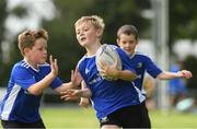 12 August 2021; Stefan Liuzzi, age 10, in action during the Bank of Ireland Leinster Rugby Summer Camp at Newbridge RFC in Newbridge, Kildare. Photo by Matt Browne/Sportsfile