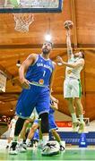 12 August 2021; Kyle Hosford of Ireland scores a basket during the FIBA Men’s European Championship for Small Countries day three match between Ireland and San Marino at National Basketball Arena in Tallaght, Dublin. Photo by Eóin Noonan/Sportsfile