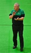 12 August 2021; Ireland head coach Mark Keenan during the FIBA Men’s European Championship for Small Countries day three match between Ireland and San Marino at National Basketball Arena in Tallaght, Dublin. Photo by Eóin Noonan/Sportsfile