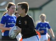 13 August 2021; Tommy O'Shea, age 10, in action during the Bank of Ireland Leinster Rugby Summer Camp at Tullow RFC in Tullow, Carlow. Photo by Matt Browne/Sportsfile