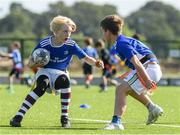 13 August 2021; JP O'Dwyer, age 10, in action during the Bank of Ireland Leinster Rugby Summer Camp at Tullow RFC in Tullow, Carlow. Photo by Matt Browne/Sportsfile