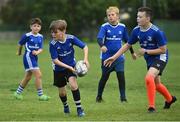 13 August 2021; Darragh van der Krogt, age 10, in action during the Bank of Ireland Leinster Rugby Summer Camp at Tallaght RFC in Dublin. Photo by Seb Daly/Sportsfile