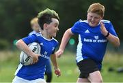 13 August 2021; Joshua Madden, age 10, in action during the Bank of Ireland Leinster Rugby Summer Camp at Tallaght RFC in Dublin. Photo by Seb Daly/Sportsfile